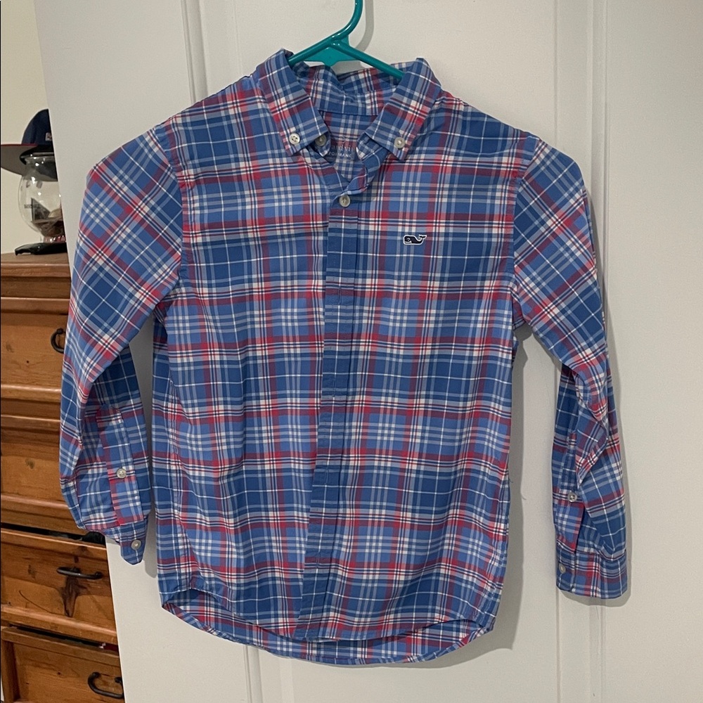 Vineyard Vines Kids Plaid Button-Down Shirt